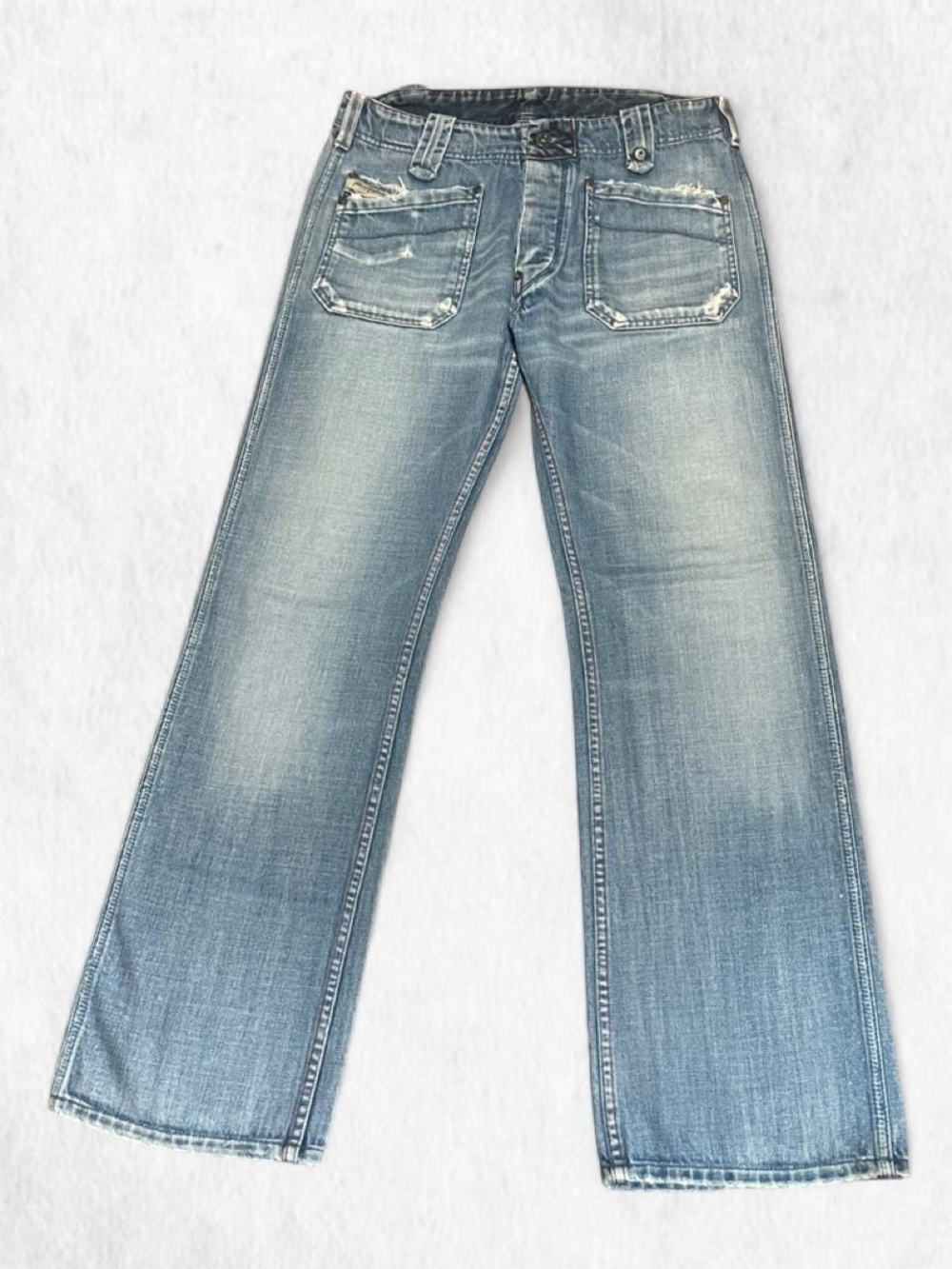 Rare Diesel MOORIX 31x32  blue denim jeans